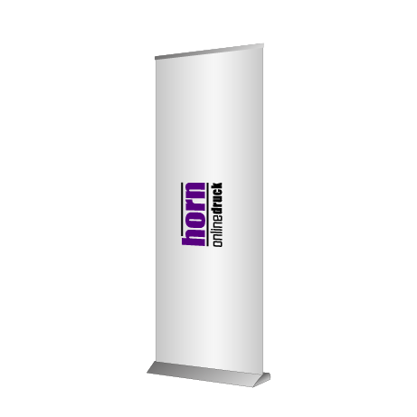 Roll-Up Deluxe | B 85 cm x H 153 - 200 cm | einseitig bedruckt